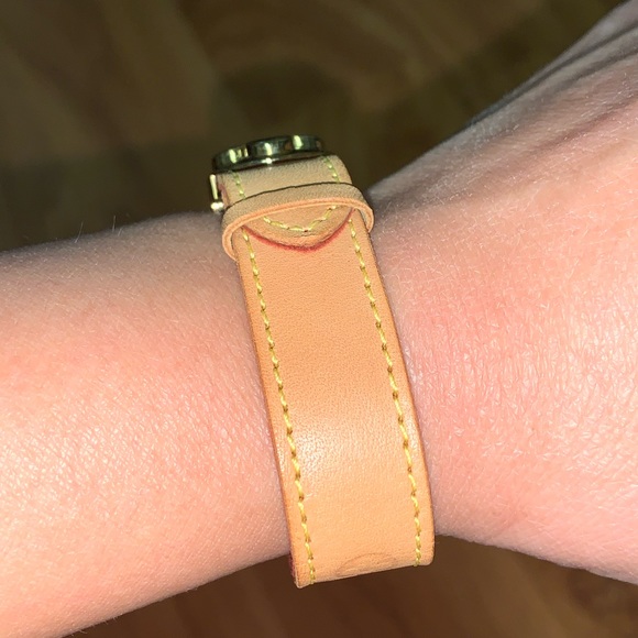 Authentic Louis Vuitton Leather Wish Bracelet Cuff - Picture 8 of 14